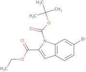 Ethyl 6-bromo-1H-indole-2-carboxylate, N-BOC protected