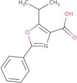 2-Phenyl-5-(propan-2-yl)-1,3-oxazole-4-carboxylic acid