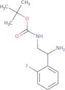 tert-Butyl N-[2-amino-2-(2-fluorophenyl)ethyl]carbamate