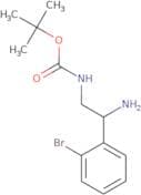 [2-Amino-2-(2-bromo-phenyl)-ethyl]-carbamic acid tert-butyl ester