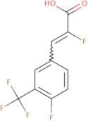 2-Fluoro-3-[4-fluoro-3-(trifluoromethyl)phenyl]prop-2-enoic acid