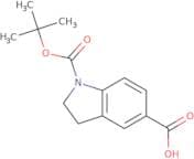 1-[(tert-Butoxy)carbonyl]-2,3-dihydro-1H-indole-5-carboxylic acid