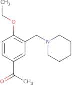 1-[4-Ethoxy-3-(piperidin-1-ylmethyl)phenyl]ethan-1-one
