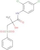 N-(2,4-Dichlorophenyl)-2-hydroxy-2-methyl-3-(phenylsulfonyl)propanamide