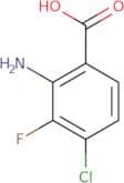 2-Amino-4-chloro-3-fluorobenzoic acid