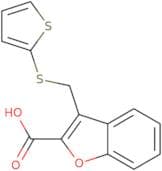 3-[(Thiophen-2-ylsulfanyl)methyl]-1-benzofuran-2-carboxylic acid