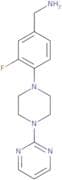 {3-Fluoro-4-[4-(pyrimidin-2-yl)piperazin-1-yl]phenyl}methanamine