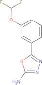 5-[3-(Difluoromethoxy)phenyl]-1,3,4-oxadiazol-2-amine
