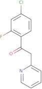 1-(4-Chloro-2-fluorophenyl)-2-(pyridin-2-yl)ethan-1-one