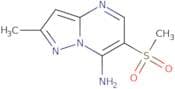 6-Methanesulfonyl-2-methylpyrazolo[1,5-a]pyrimidin-7-amine