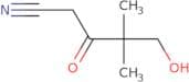 5-Hydroxy-4,4-dimethyl-3-oxopentanenitrile