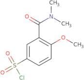 3-(Dimethylcarbamoyl)-4-methoxybenzene-1-sulfonyl chloride