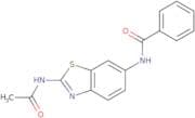 N-(2-Acetamido-1,3-benzothiazol-6-yl)benzamide