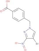 4-[(4-Bromo-3-nitro-1H-pyrazol-1-yl)methyl]benzoic acid