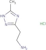 2-(3-Methyl-1H-1,2,4-triazol-5-yl)ethanamine hydrochloride