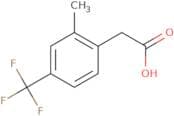 2-[2-Methyl-4-(trifluoromethyl)phenyl]acetic acid