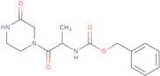 Benzyl N-[1-oxo-1-(3-oxopiperazin-1-yl)propan-2-yl]carbamate