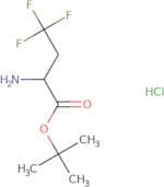 tert-Butyl 2-amino-4,4,4-trifluorobutanoate hydrochloride