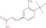 3-[3-Methyl-4-(trifluoromethyl)phenyl]prop-2-enoic acid
