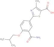 2-[3-(Aminocarbonyl)-4-(2-methylpropoxy)phenyl]-4-methyl-5-thiazolecarboxylic Acid
