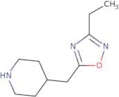 4-[(3-Ethyl-1,2,4-oxadiazol-5-yl)methyl]piperidine