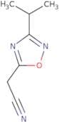 (3-Isopropyl-[1,2,4]oxadiazol-5-yl)-acetonitrile