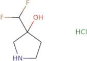 3-(Difluoromethyl)pyrrolidin-3-ol hydrochloride