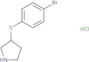 3-[(4-Bromophenyl)sulfanyl]pyrrolidine hydrochloride