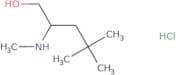 4,4-Dimethyl-2-(methylamino)pentan-1-ol hydrochloride