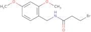 3-Bromo-N-[(2,4-dimethoxyphenyl)methyl]propanamide