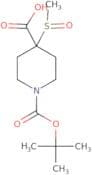 1-[(tert-Butoxy)carbonyl]-4-methanesulfinylpiperidine-4-carboxylic acid