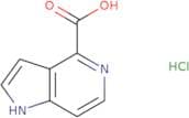 1H-Pyrrolo[3,2-c]pyridine-4-carboxylic acid hydrochloride
