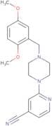 2-{4-[(2,5-Dimethoxyphenyl)methyl]piperazin-1-yl}pyridine-4-carbonitrile