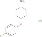 4-(4-Fluorophenoxy)cyclohexan-1-amine hydrochloride