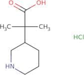 2-Methyl-2-(piperidin-3-yl)propanoic acid hydrochloride