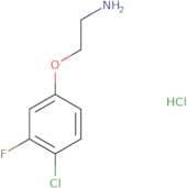 2-(4-Chloro-3-fluorophenoxy)ethan-1-amine hydrochloride