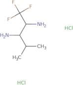1,1,1-Trifluoro-4-methylpentane-2,3-diamine dihydrochloride