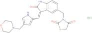 (Z)-3-((3-((4-(Morpholinomethyl)-1H-pyrrol-2-yl)methylene)-2-oxoindolin-5-yl)methyl)thiazolidine-2…