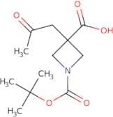 1-[(tert-Butoxy)carbonyl]-3-(2-oxopropyl)azetidine-3-carboxylic acid