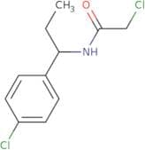 2-Chloro-N-[1-(4-chlorophenyl)propyl]acetamide