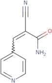 2-Cyano-3-(4-pyridinyl)acrylamide