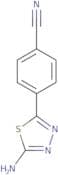 4-(5-Amino-1,3,4-thiadiazol-2-yl)benzonitrile