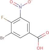 3-Bromo-4-fluoro-5-nitrobenzoic acid