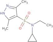 N-Cyclopropyl-N-ethyl-3,5-dimethyl-1H-pyrazole-4-sulfonamide