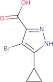 4-Bromo-3-cyclopropyl-1H-pyrazole-5-carboxylic acid