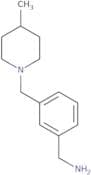 3-[(4-Methylpiperidin-1-yl)methyl]benzylamine