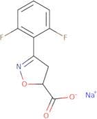 Sodium 3-(2,6-difluorophenyl)-4,5-dihydro-1,2-oxazole-5-carboxylate