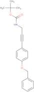 tert-Butyl N-{3-[4-(benzyloxy)phenyl]prop-2-yn-1-yl}carbamate
