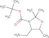 tert-Butyl 4-(aminomethyl)-2,2,5-trimethyl-1,3-oxazolidine-3-carboxylate