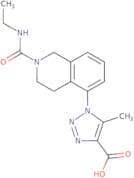 1-[2-(Ethylcarbamoyl)-1,2,3,4-tetrahydroisoquinolin-5-yl]-5-methyl-1H-1,2,3-triazole-4-carboxylic …
